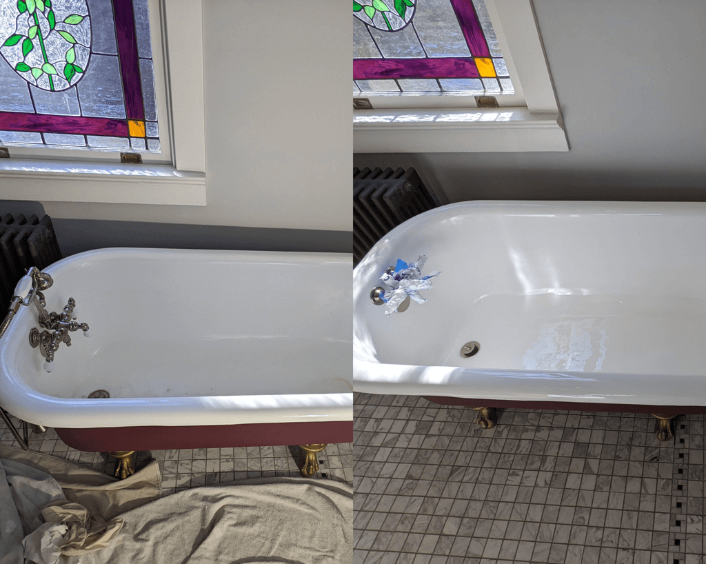 Clawfoot Tub Refinishing & Reglazing Services in Baltimore, Nottingham, MD and Washington, DC